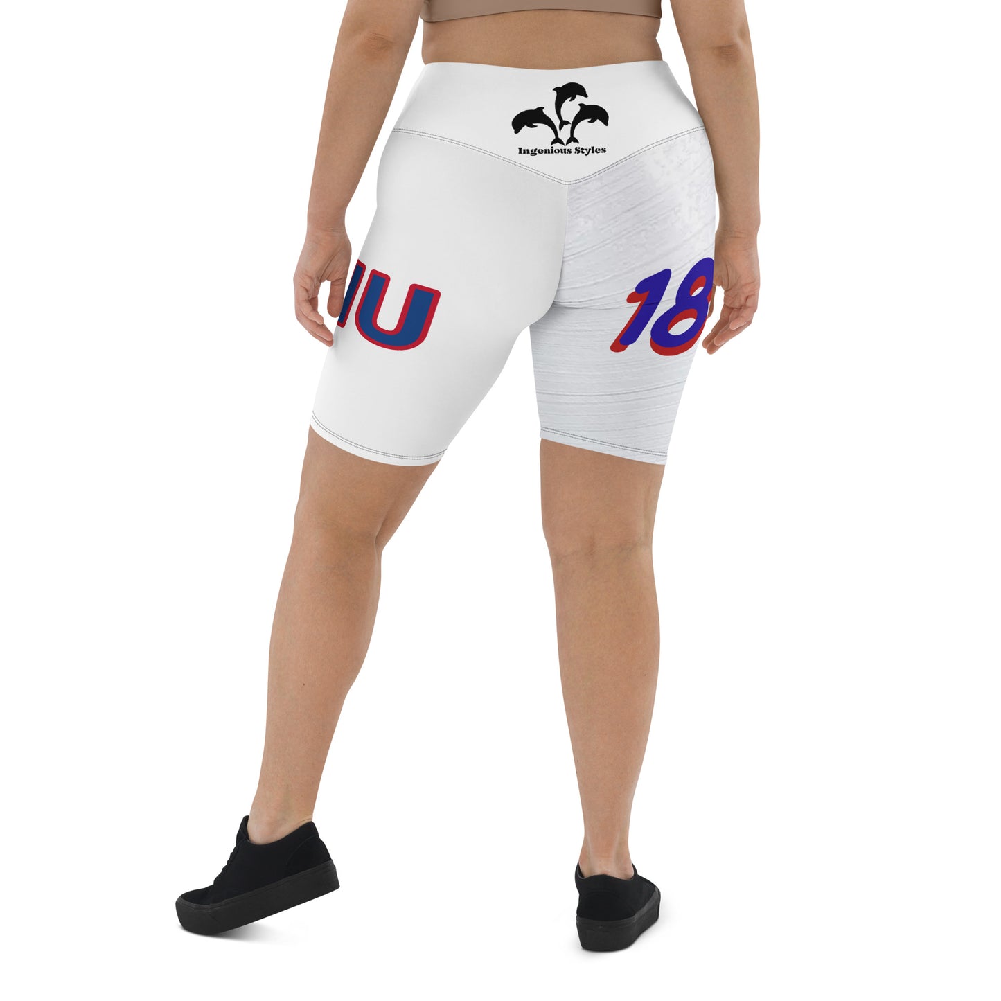 Howard University HU 1867 Biker Shorts