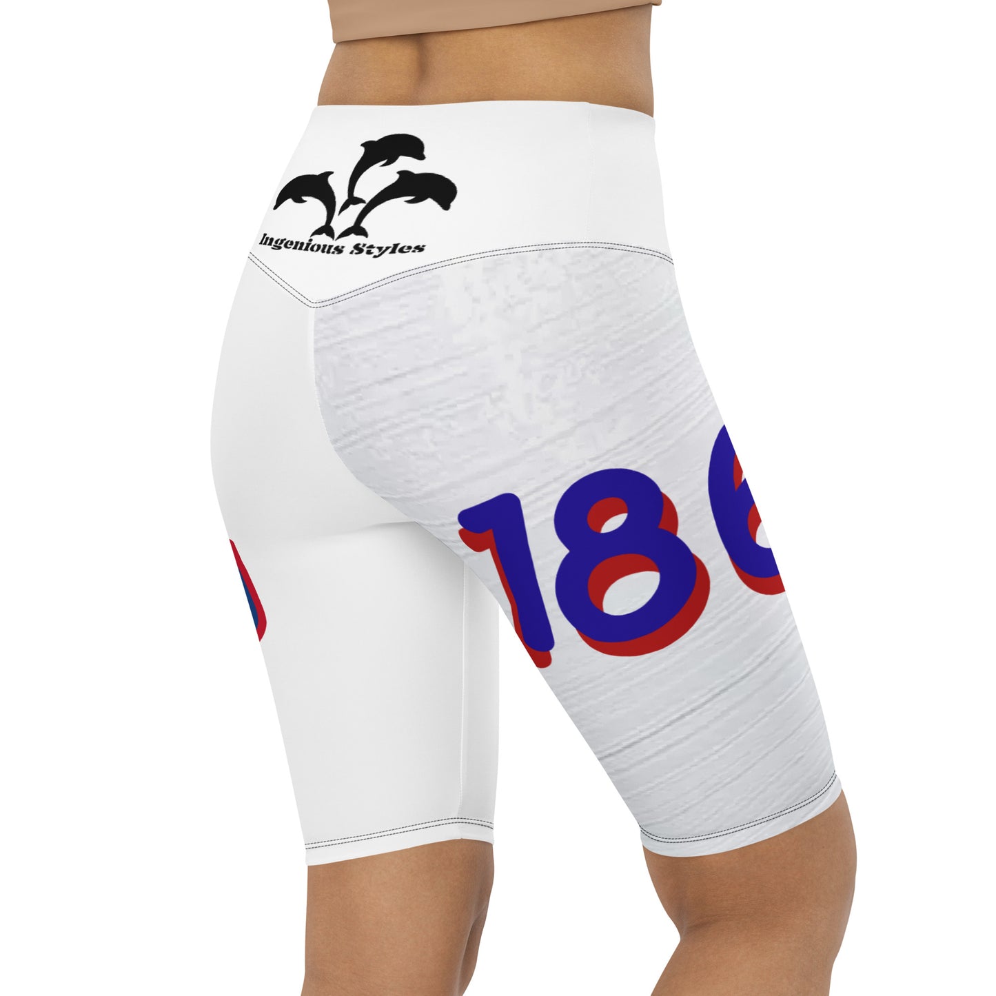 Howard University HU 1867 Biker Shorts