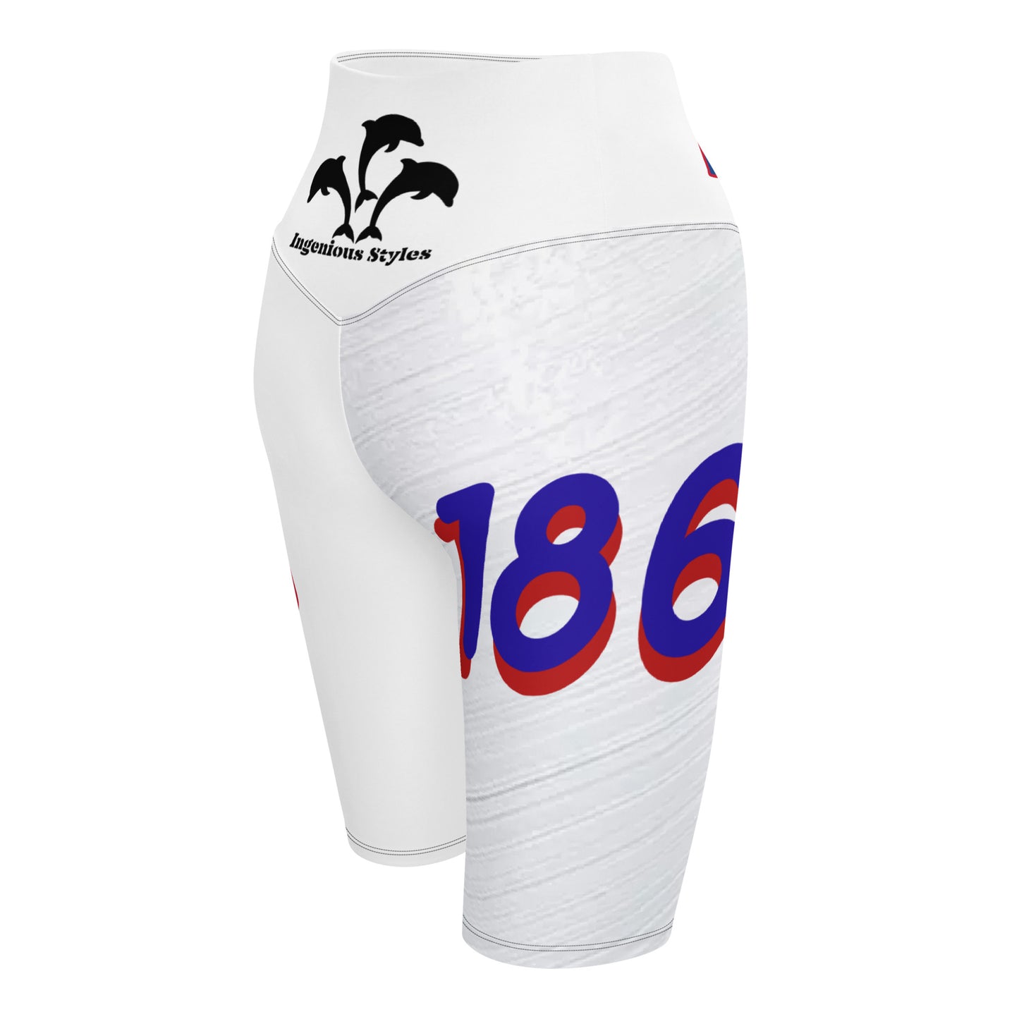 Howard University HU 1867 Biker Shorts