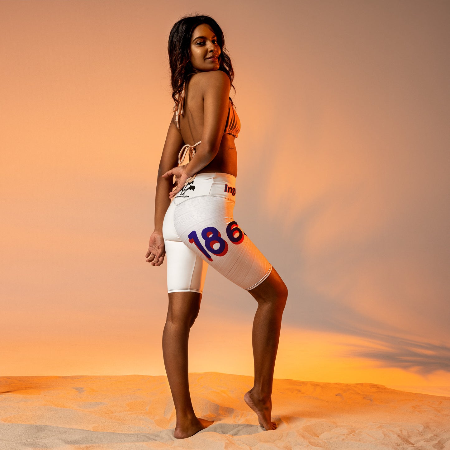 Howard University HU 1867 Biker Shorts