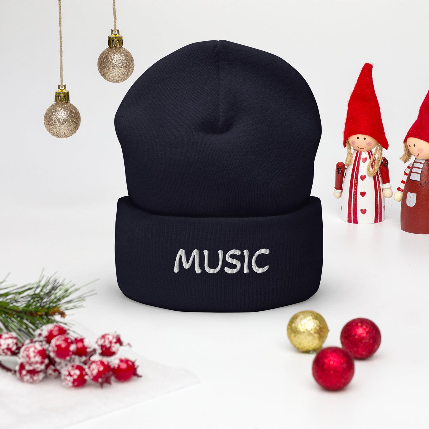 Music Cuffed Beanie