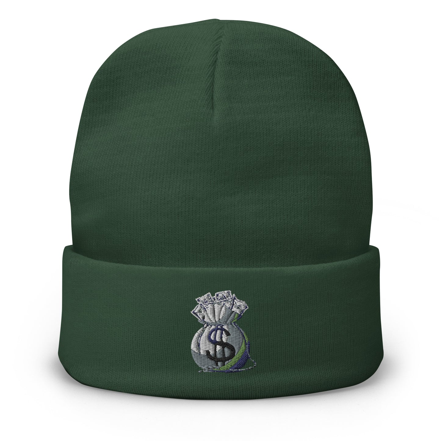 Get the Bag Cash Flow  Embroidered Beanie