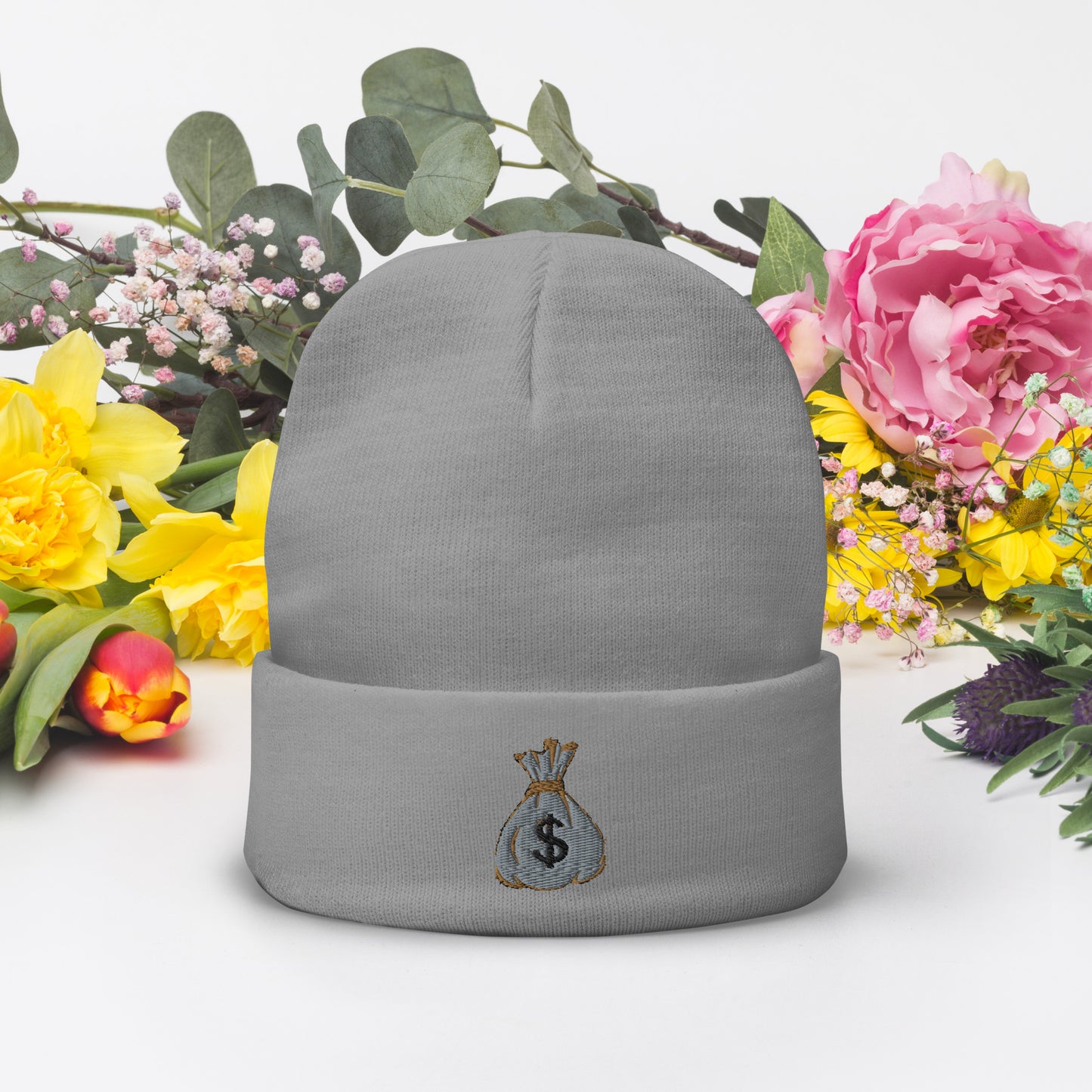 Get the Bag Embroidered Beanie