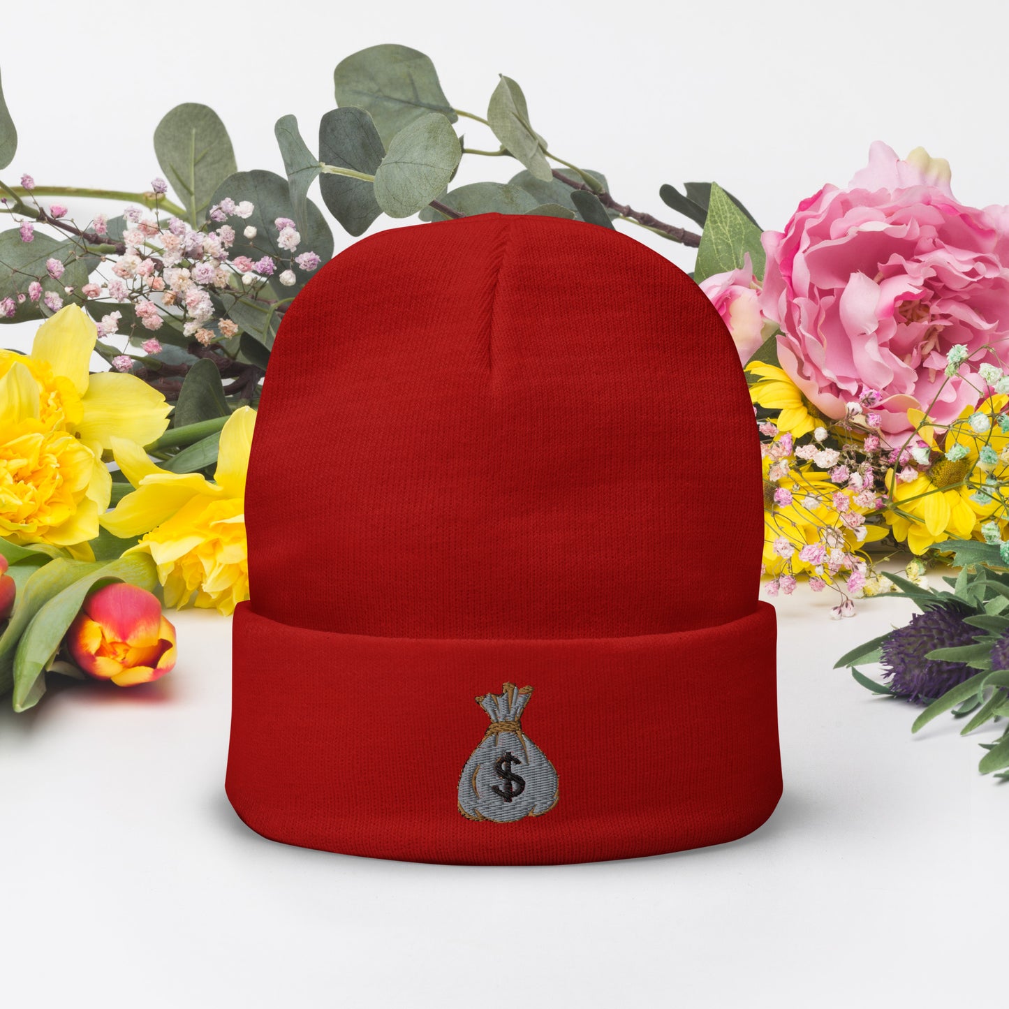 Get the Bag Embroidered Beanie