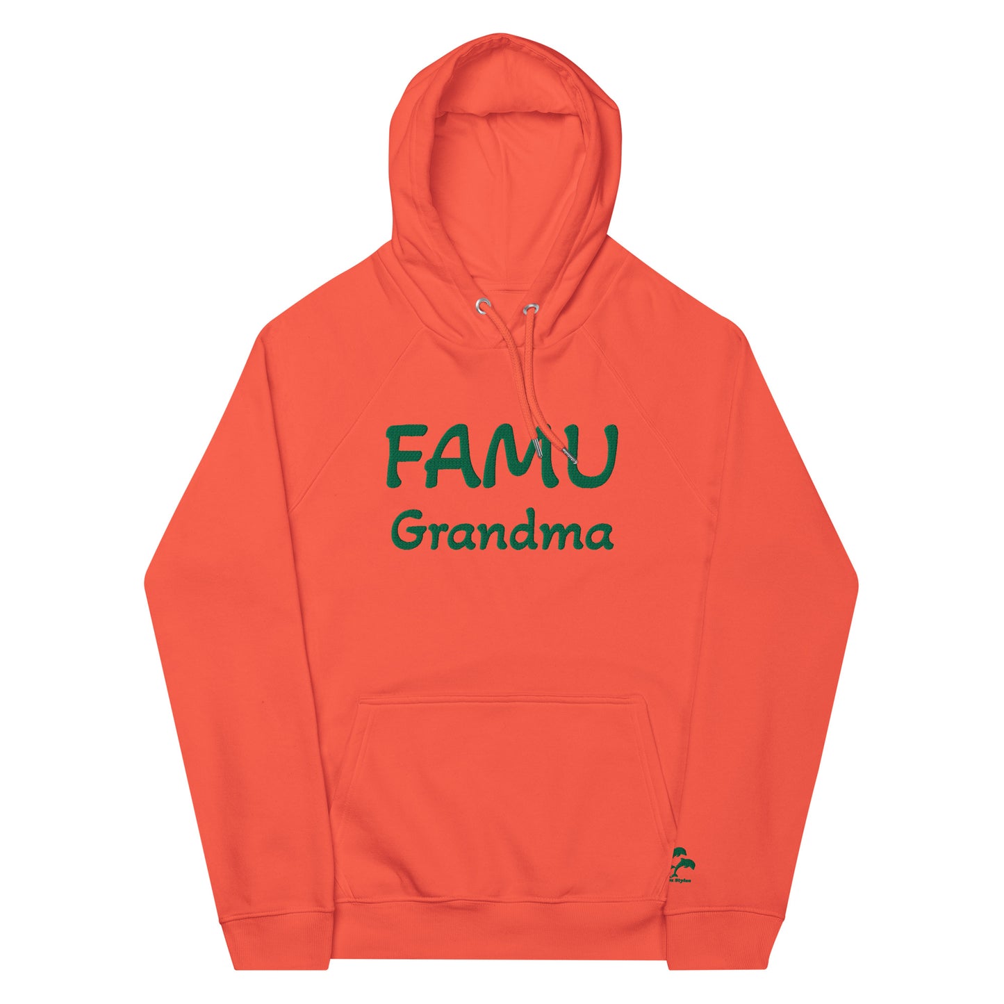 FAMU Grandma HBCU Unisex eco raglan hoodie