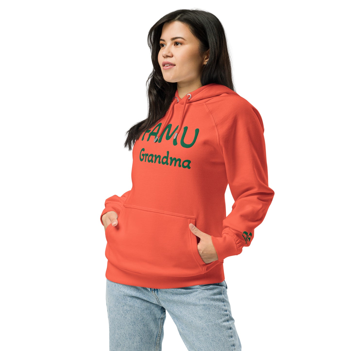 FAMU Grandma HBCU Unisex eco raglan hoodie