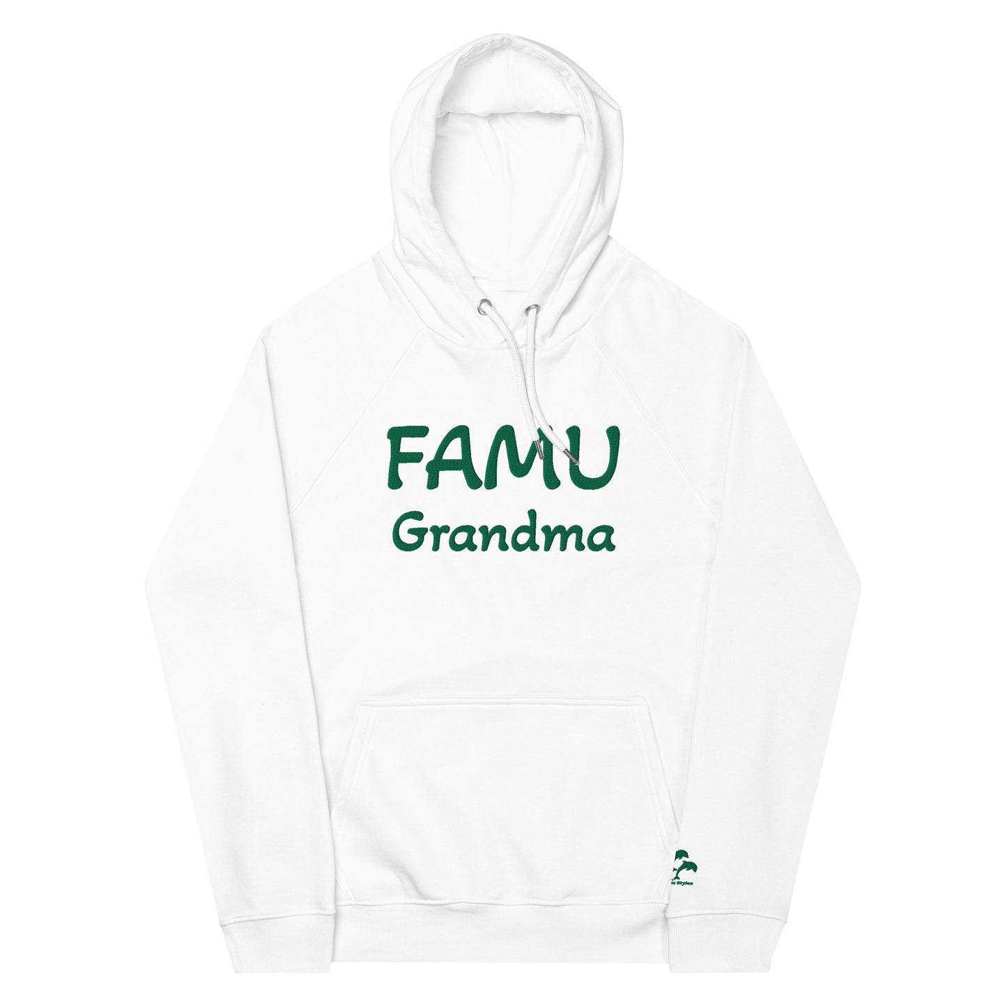 FAMU Grandma HBCU Unisex eco raglan hoodie