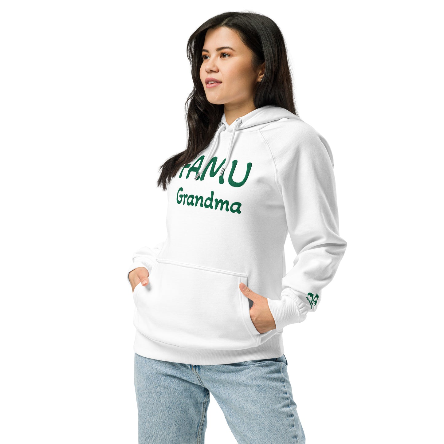 FAMU Grandma HBCU Unisex eco raglan hoodie