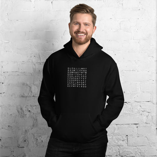 Word Search Loyalty, Respect, Integrity Unisex Hoodie