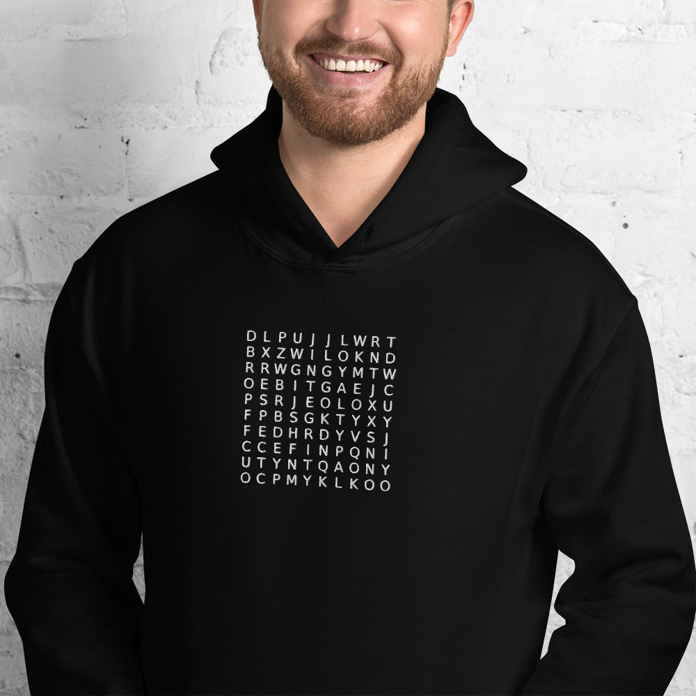 Word Search Loyalty, Respect, Integrity Unisex Hoodie