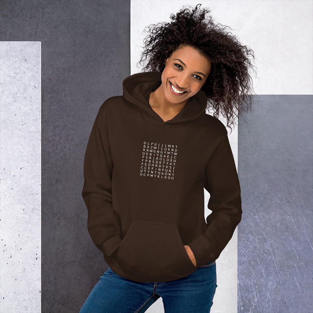 Word Search Loyalty, Respect, Integrity Unisex Hoodie