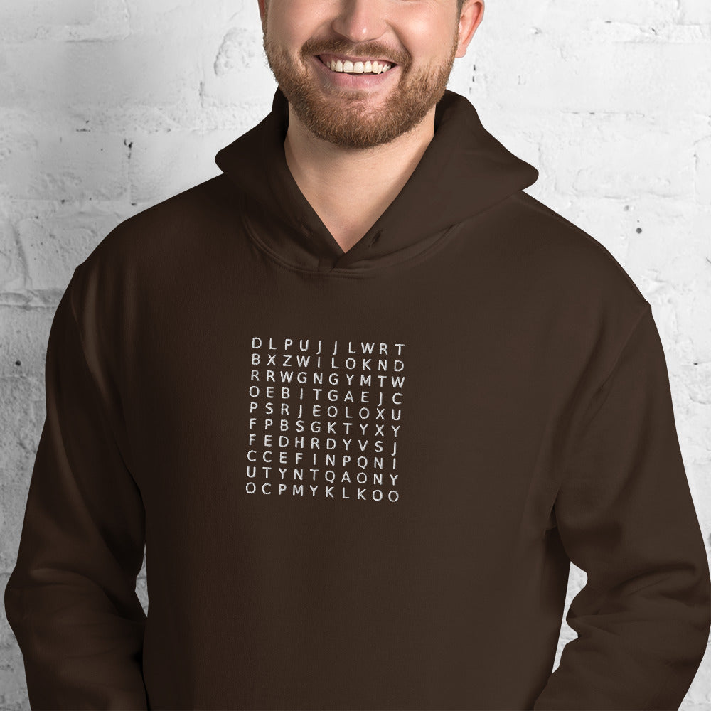 Word Search Loyalty, Respect, Integrity Unisex Hoodie