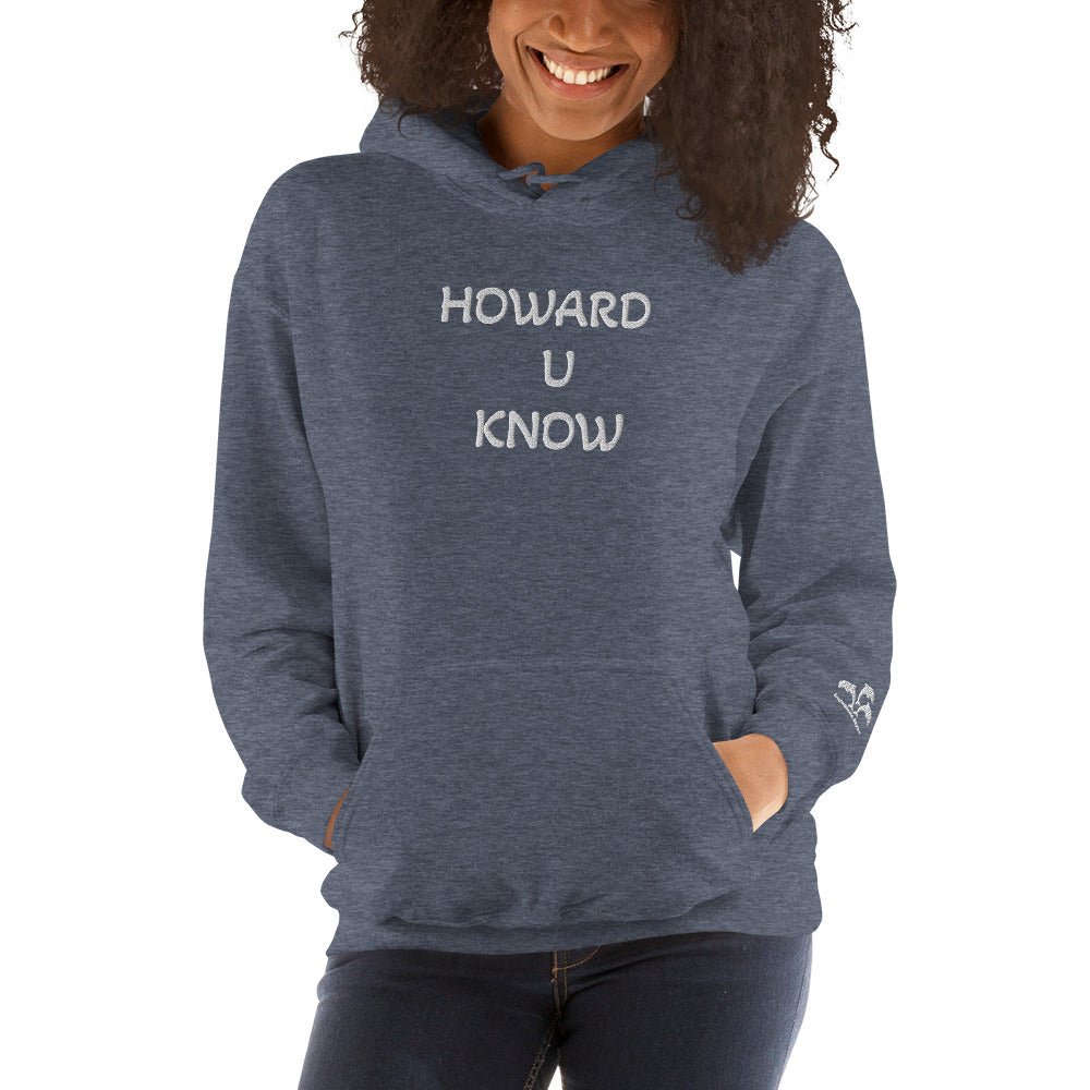 Howard U Know Unisex Hoodie