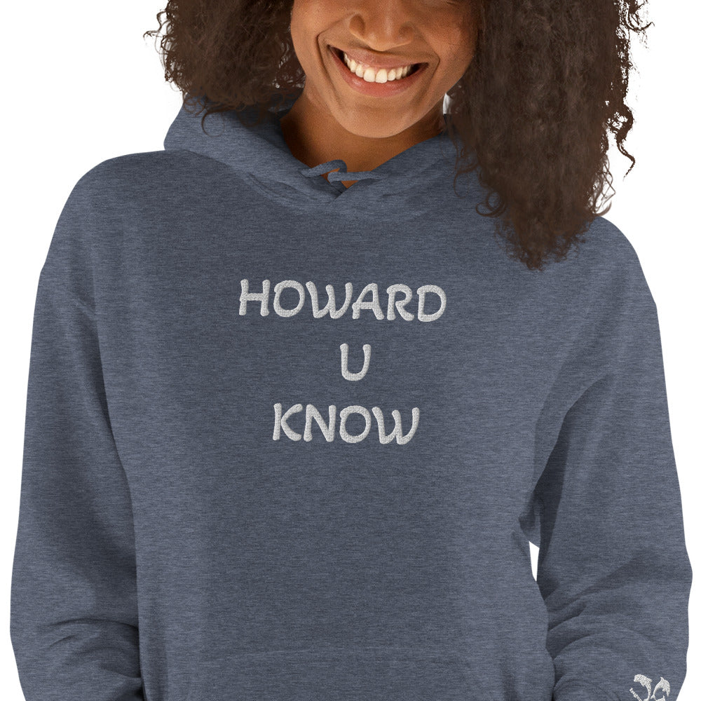 Howard U Know Unisex Hoodie