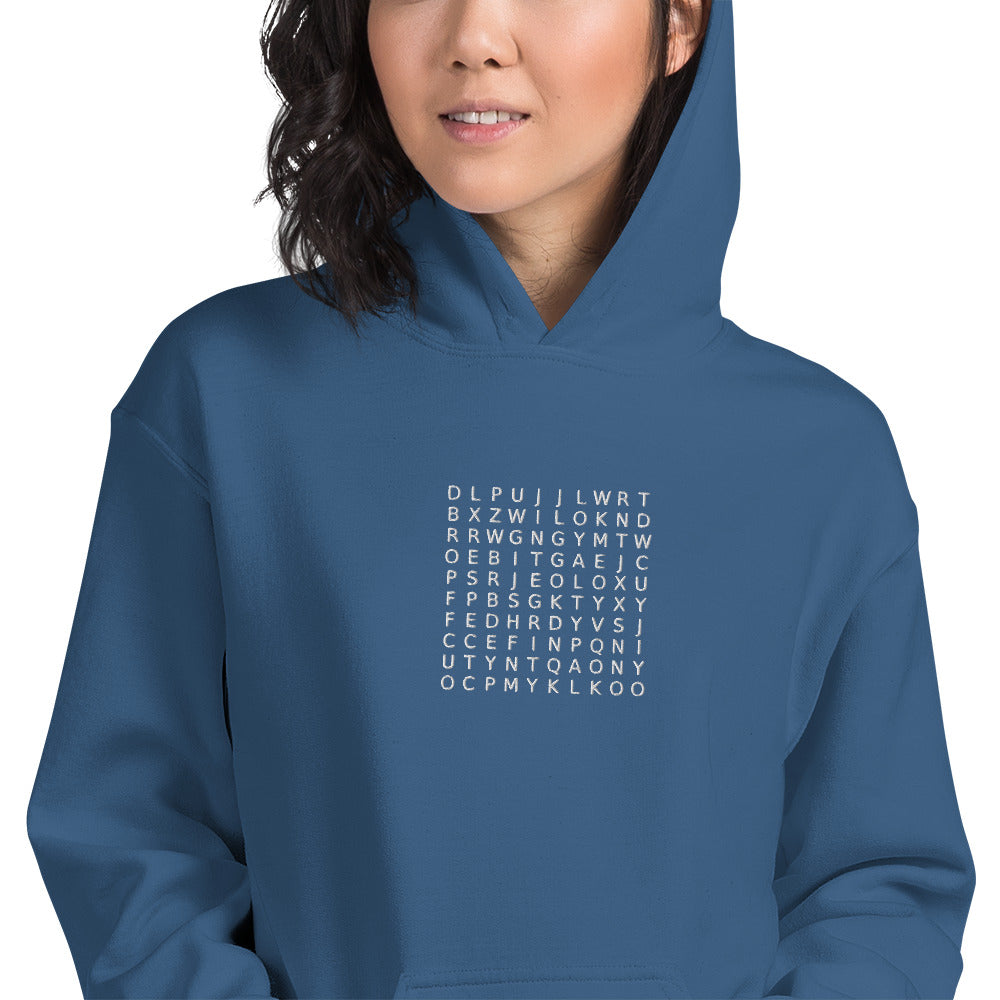 Word Search Loyalty, Respect, Integrity Unisex Hoodie