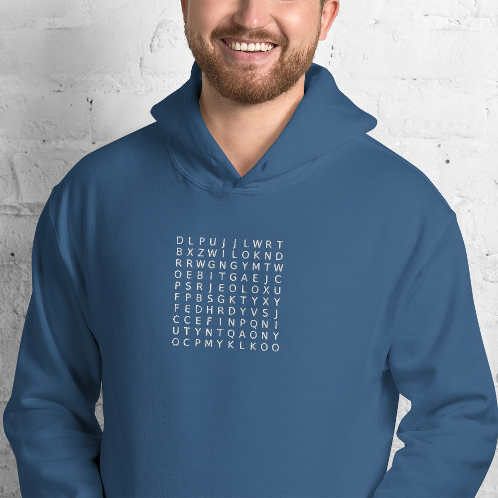 Word Search Loyalty, Respect, Integrity Unisex Hoodie