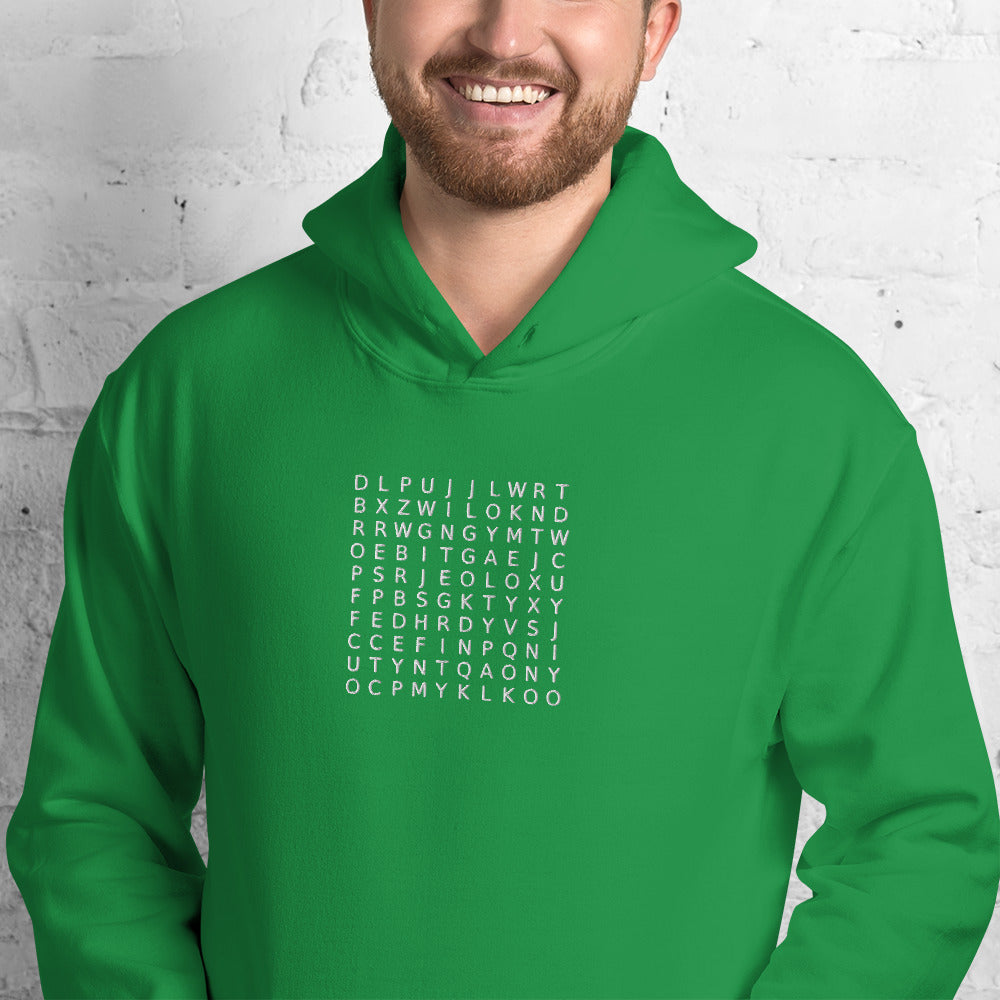 Word Search Loyalty, Respect, Integrity Unisex Hoodie