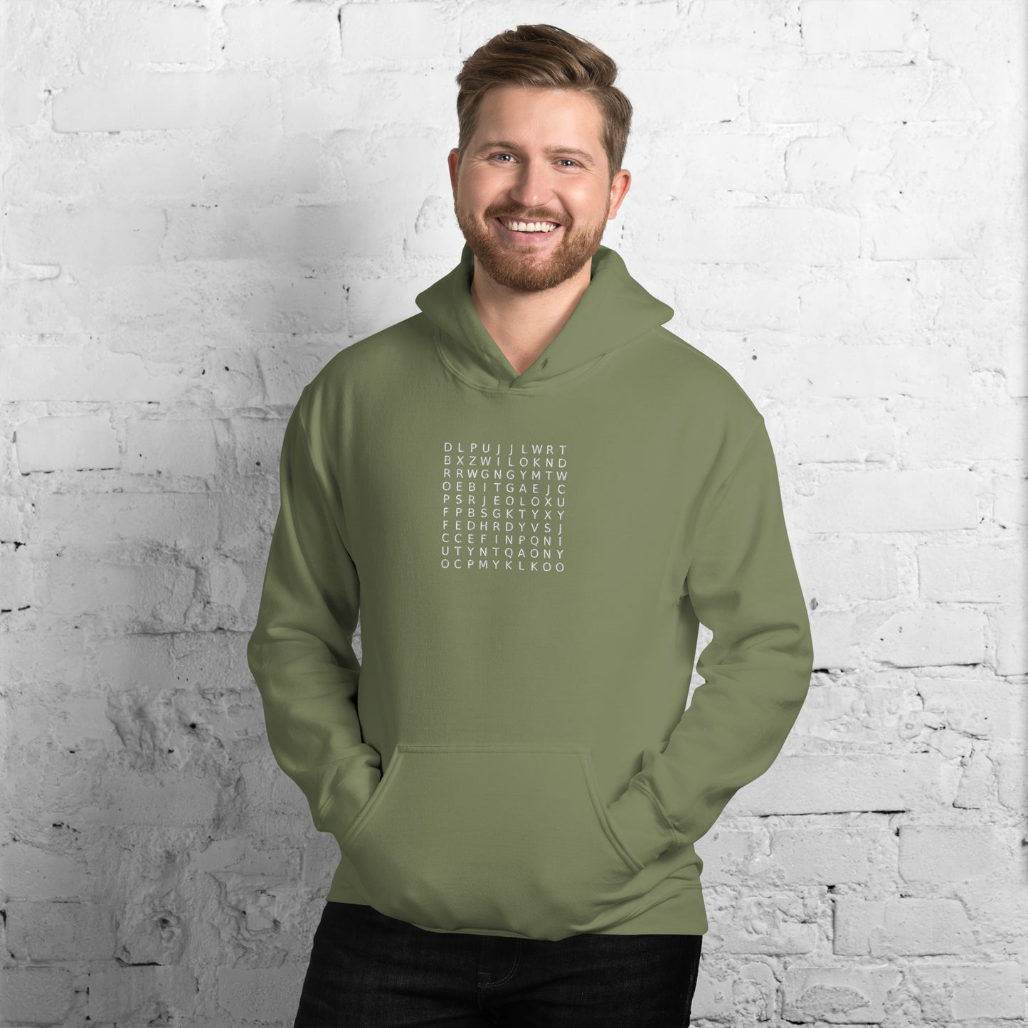 Word Search Loyalty, Respect, Integrity Unisex Hoodie