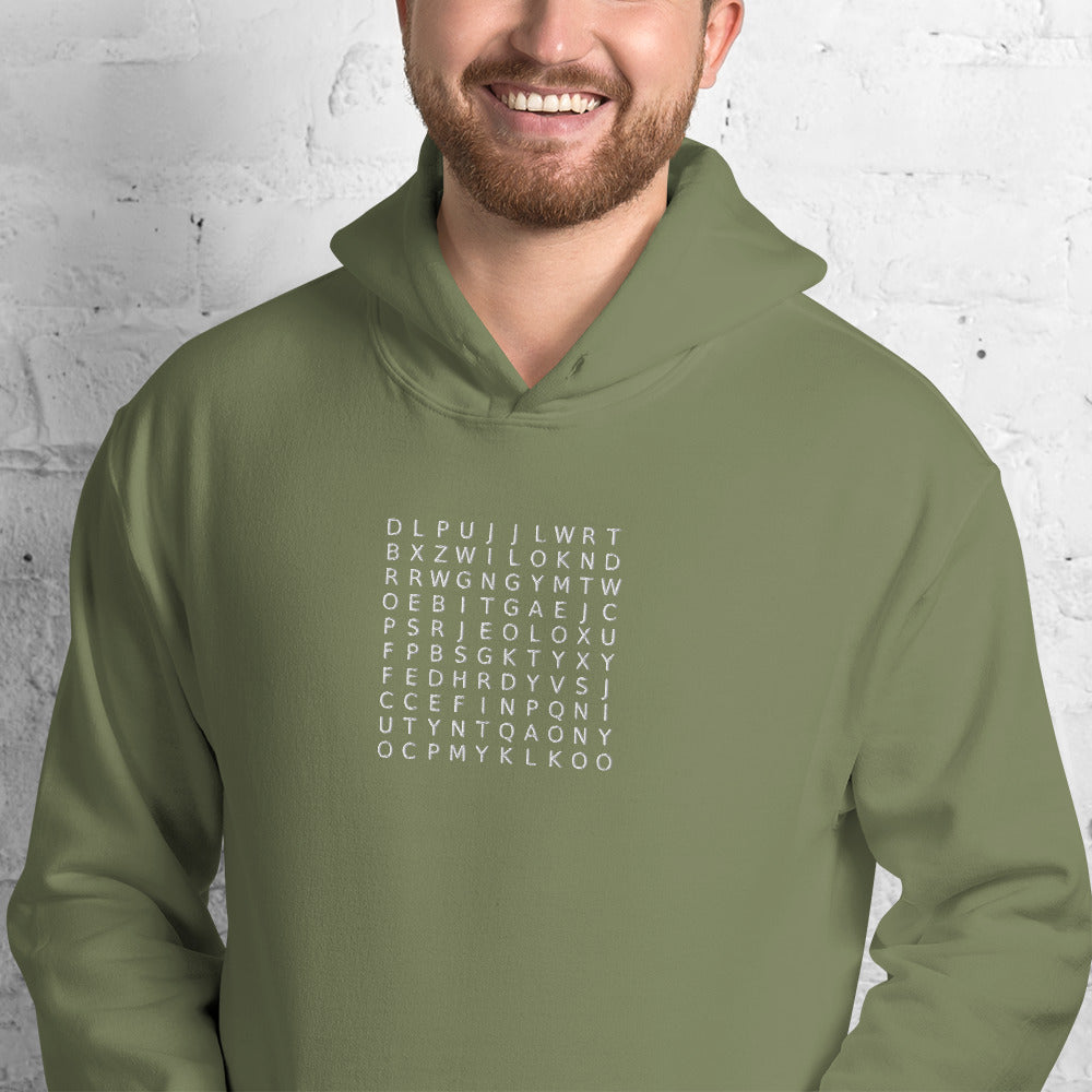 Word Search Loyalty, Respect, Integrity Unisex Hoodie