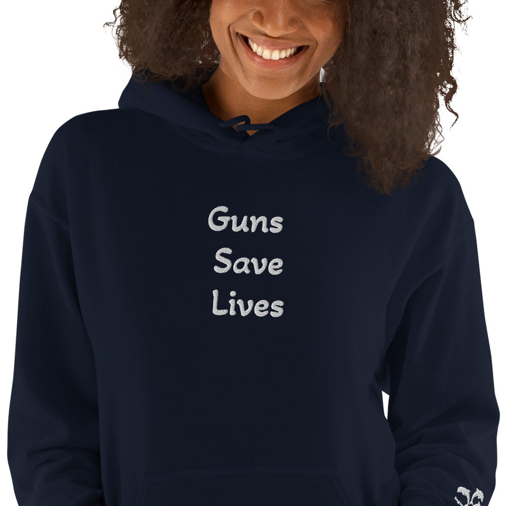 Urban Revolution Guns Save Lives Unisex Hoodie