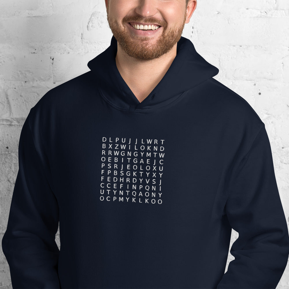 Word Search Loyalty, Respect, Integrity Unisex Hoodie