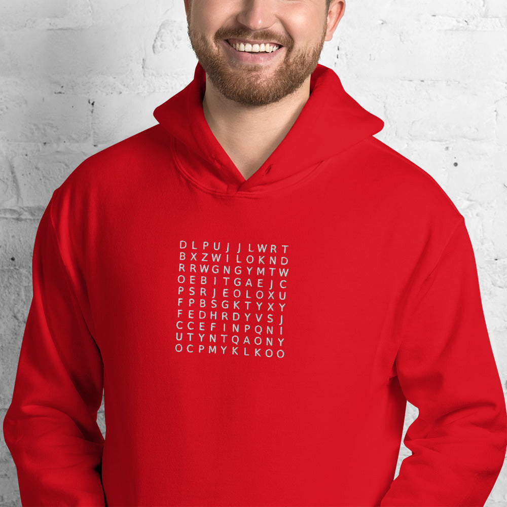 Word Search Loyalty, Respect, Integrity Unisex Hoodie