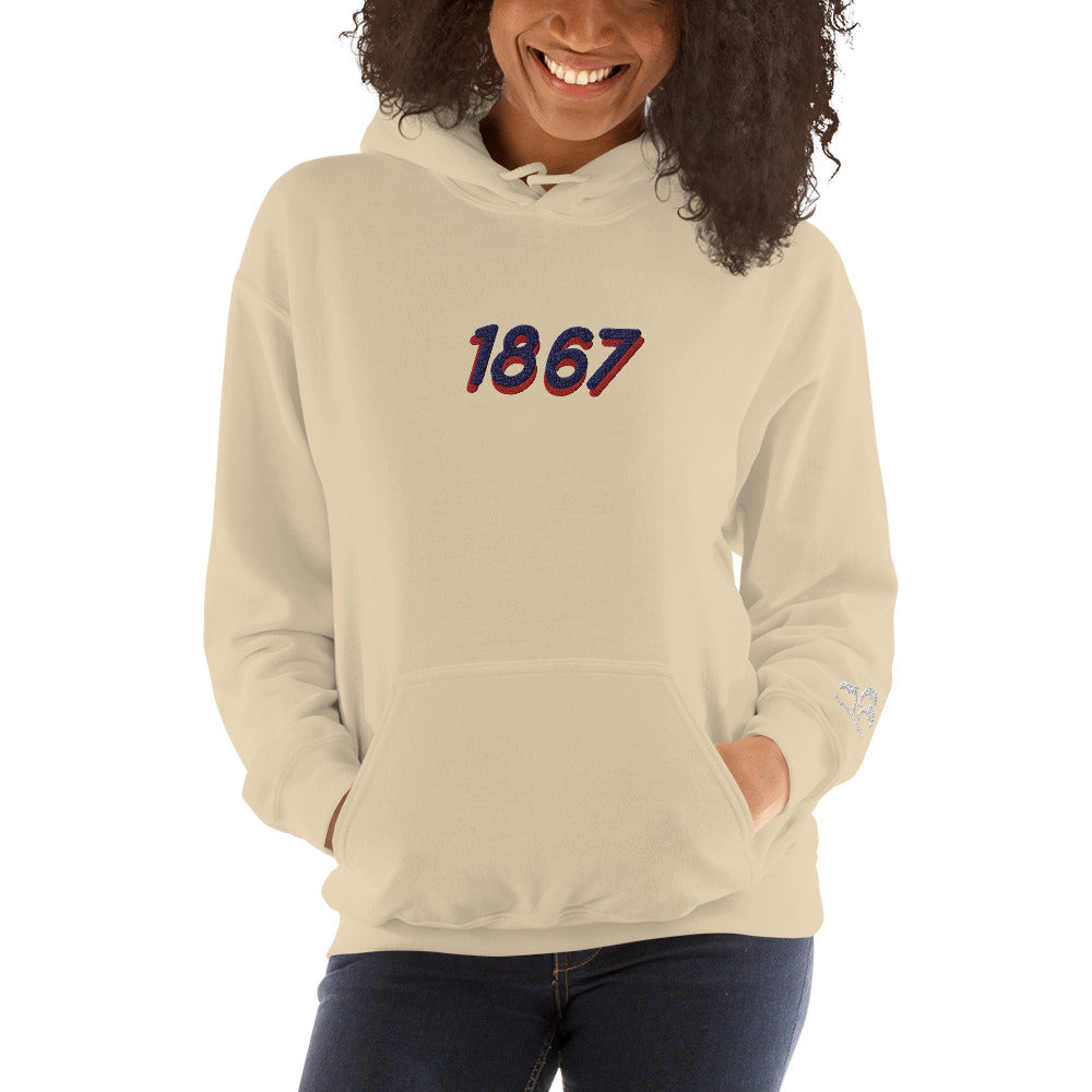 Howard University 1867 Unisex Hoodie