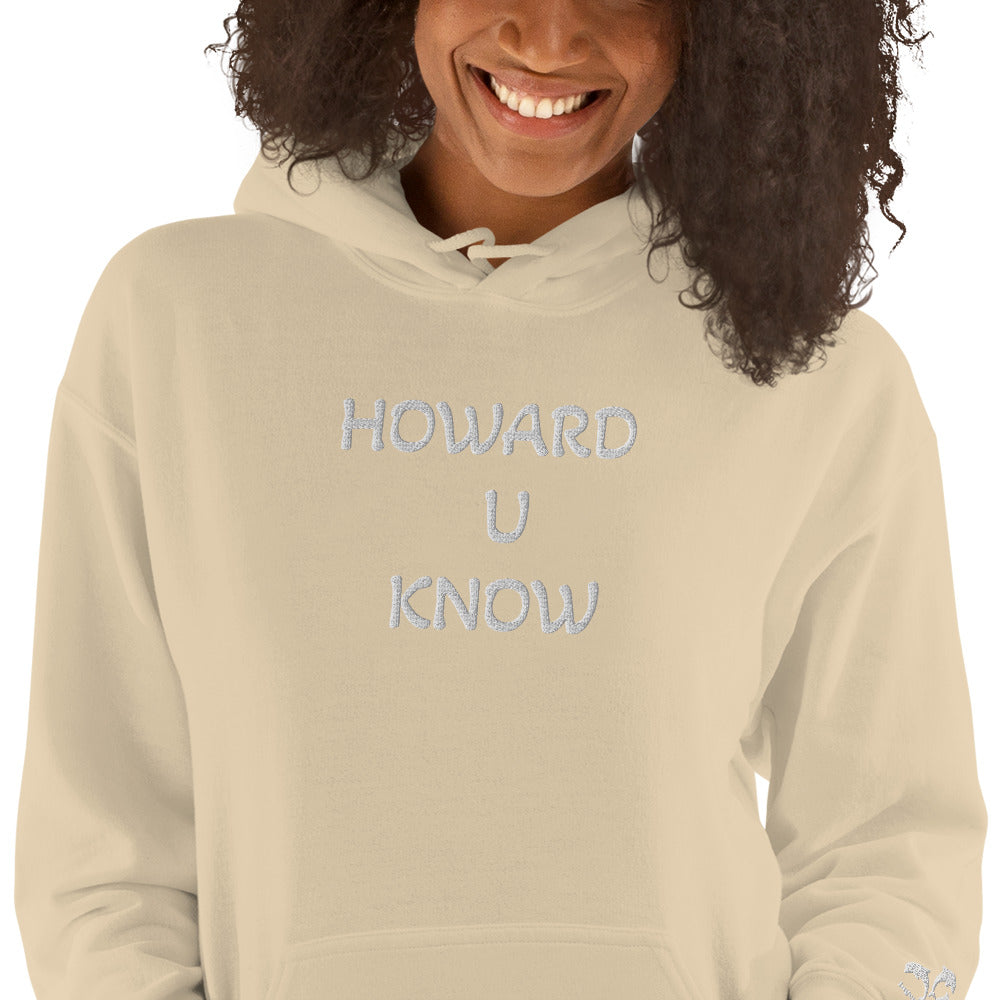 Howard U Know Unisex Hoodie