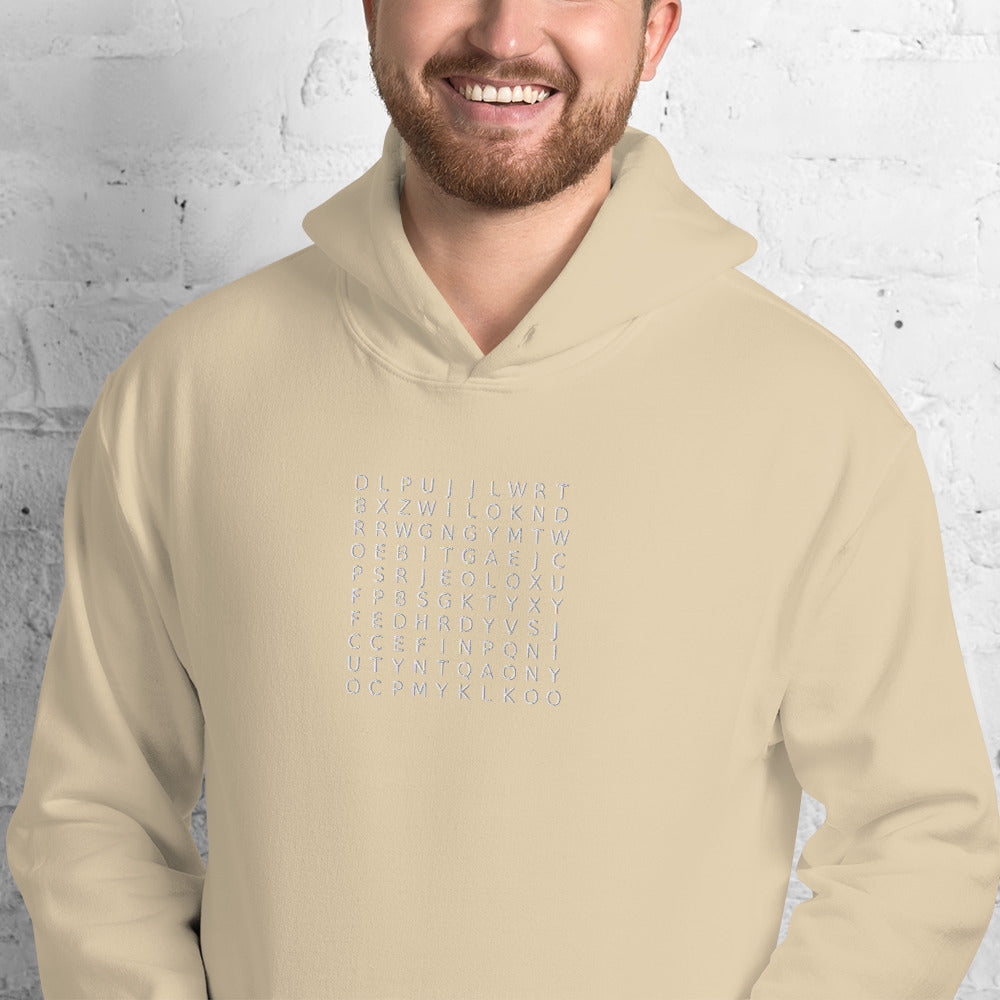 Word Search Loyalty, Respect, Integrity Unisex Hoodie