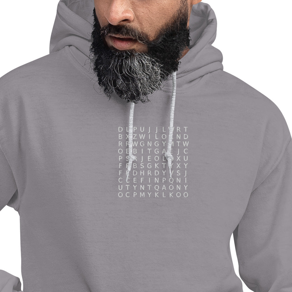 Word Search Loyalty, Respect, Integrity Unisex Hoodie