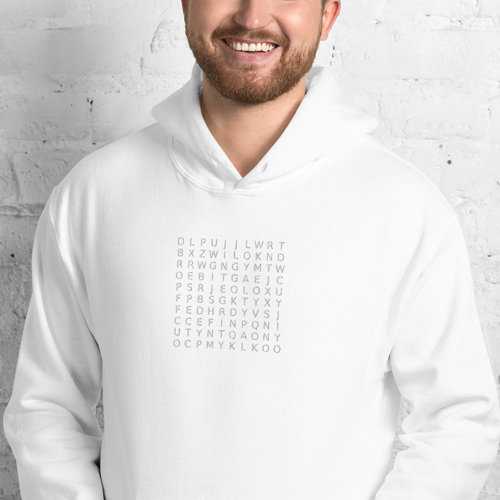 Word Search Loyalty, Respect, Integrity Unisex Hoodie