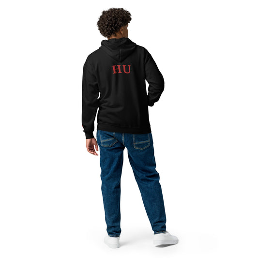 Howard University Unisex heavy blend zip hoodie