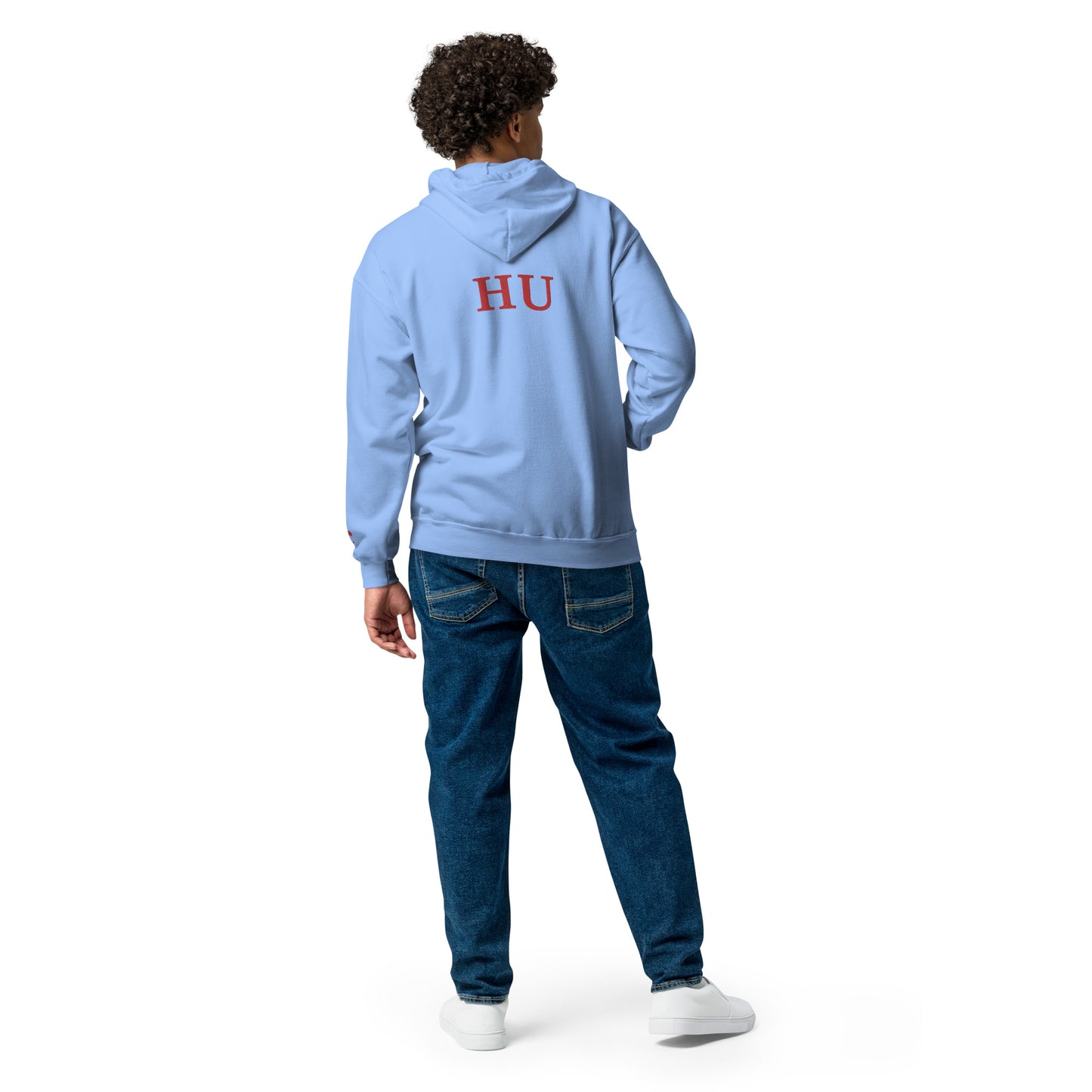 Howard University Unisex heavy blend zip hoodie