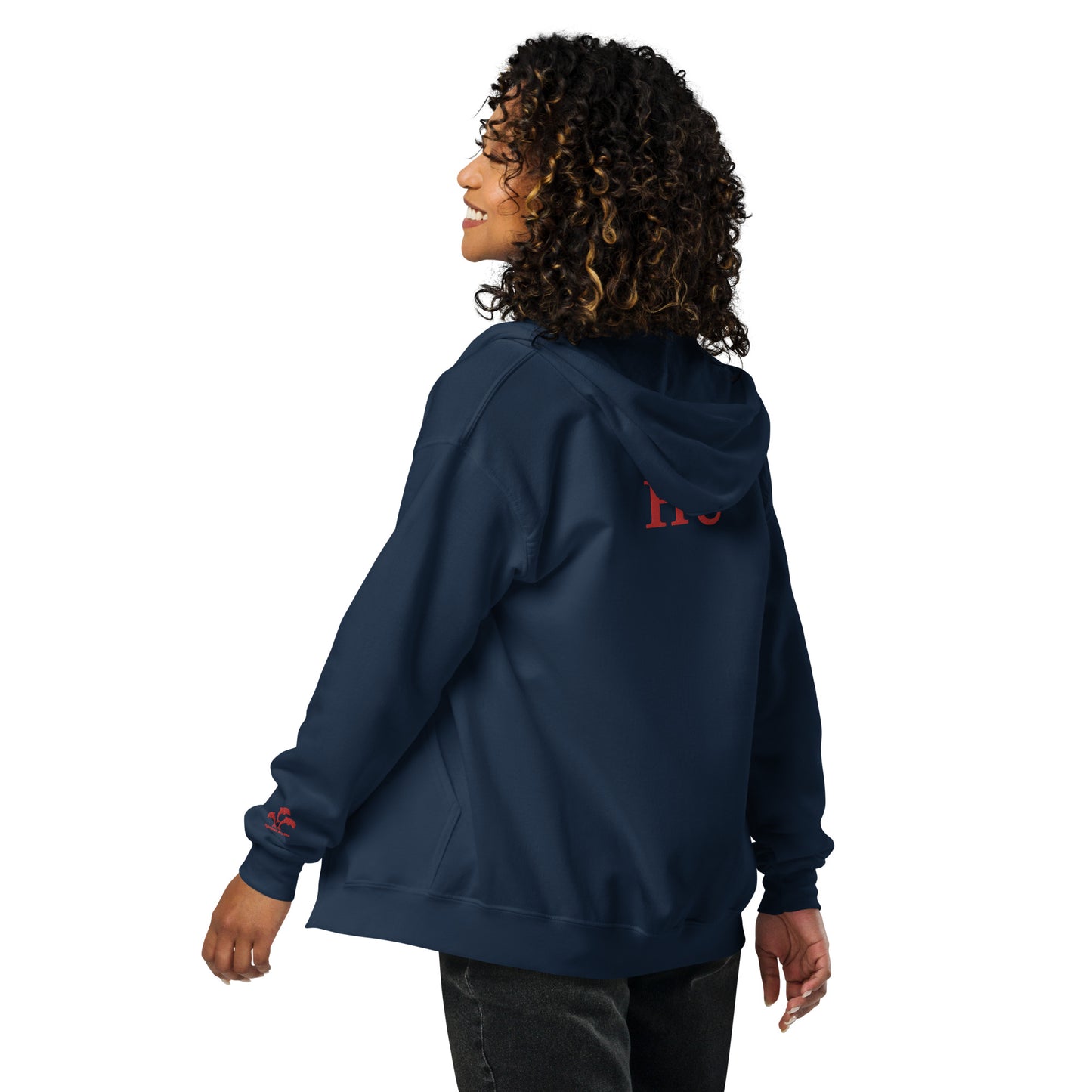 Howard University Unisex heavy blend zip hoodie