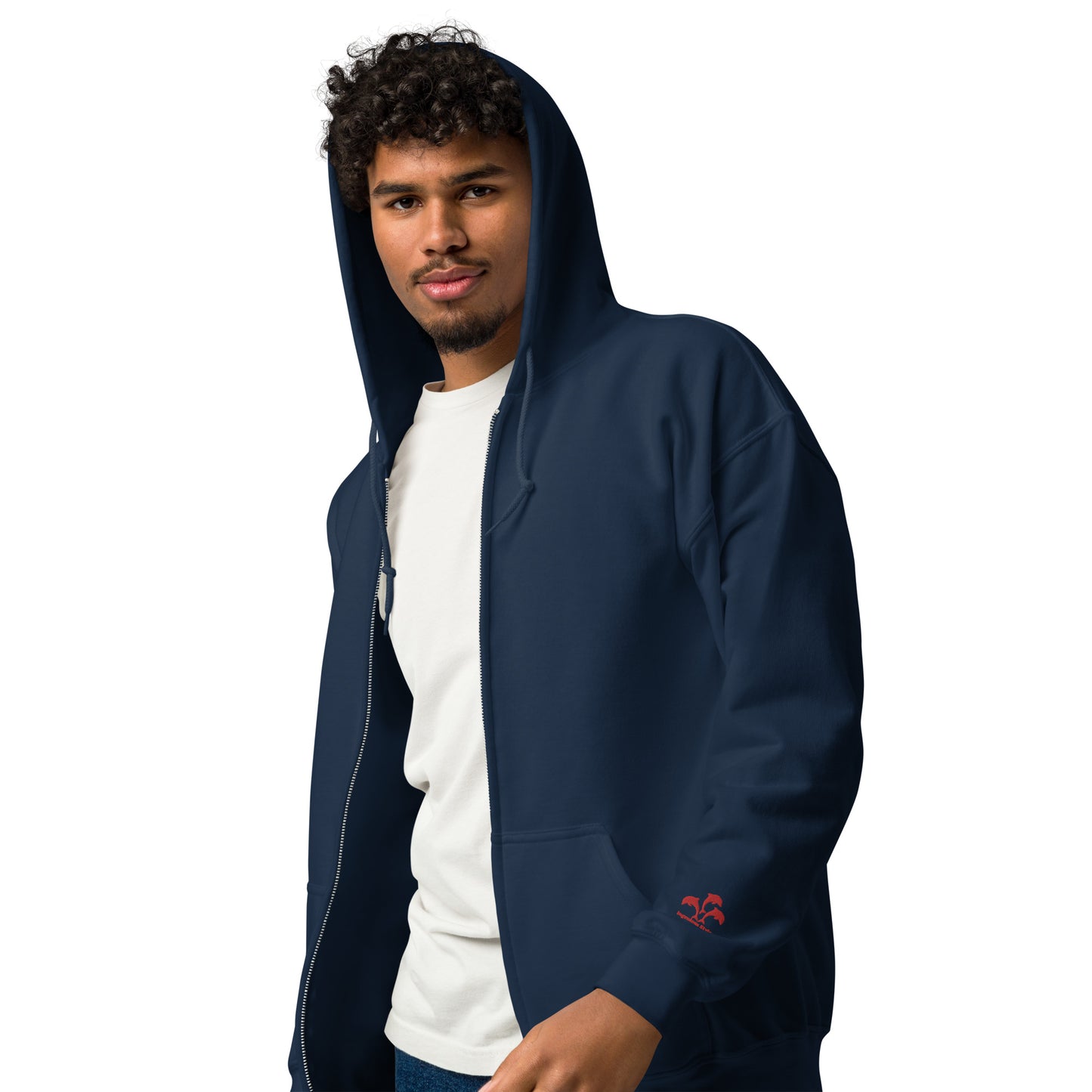 Howard University Unisex heavy blend zip hoodie