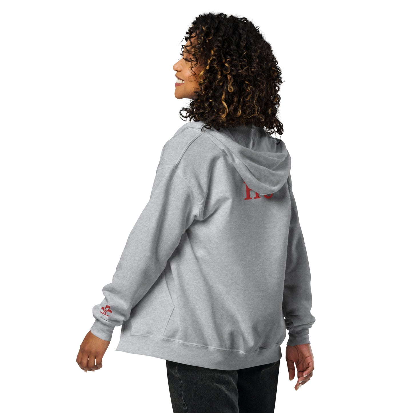 Howard University Unisex heavy blend zip hoodie