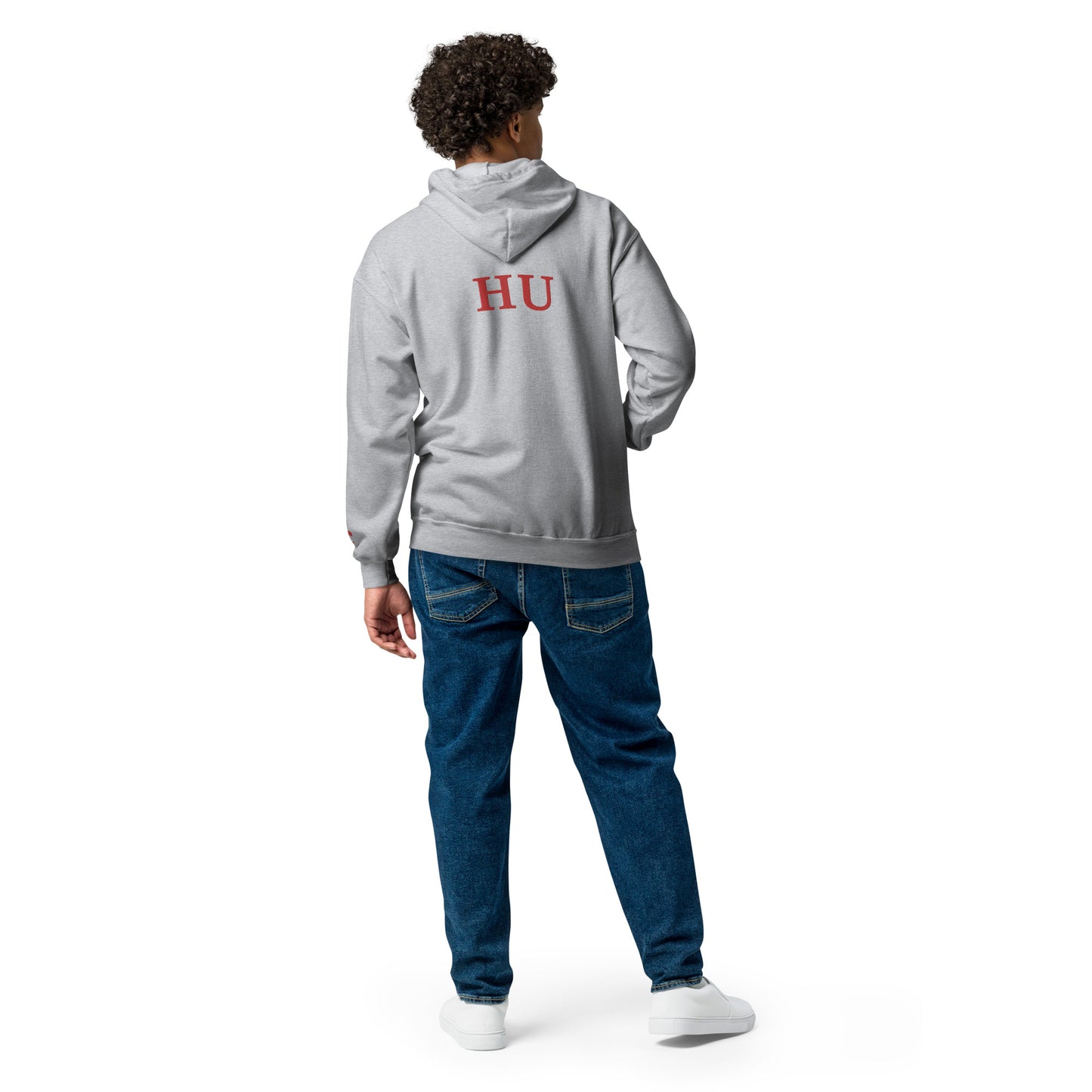 Howard University Unisex heavy blend zip hoodie