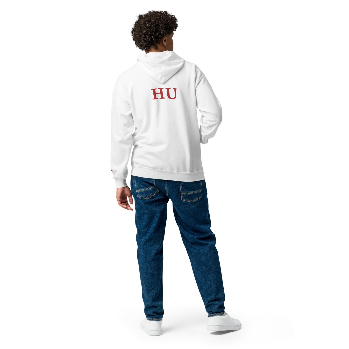 Howard University Unisex heavy blend zip hoodie