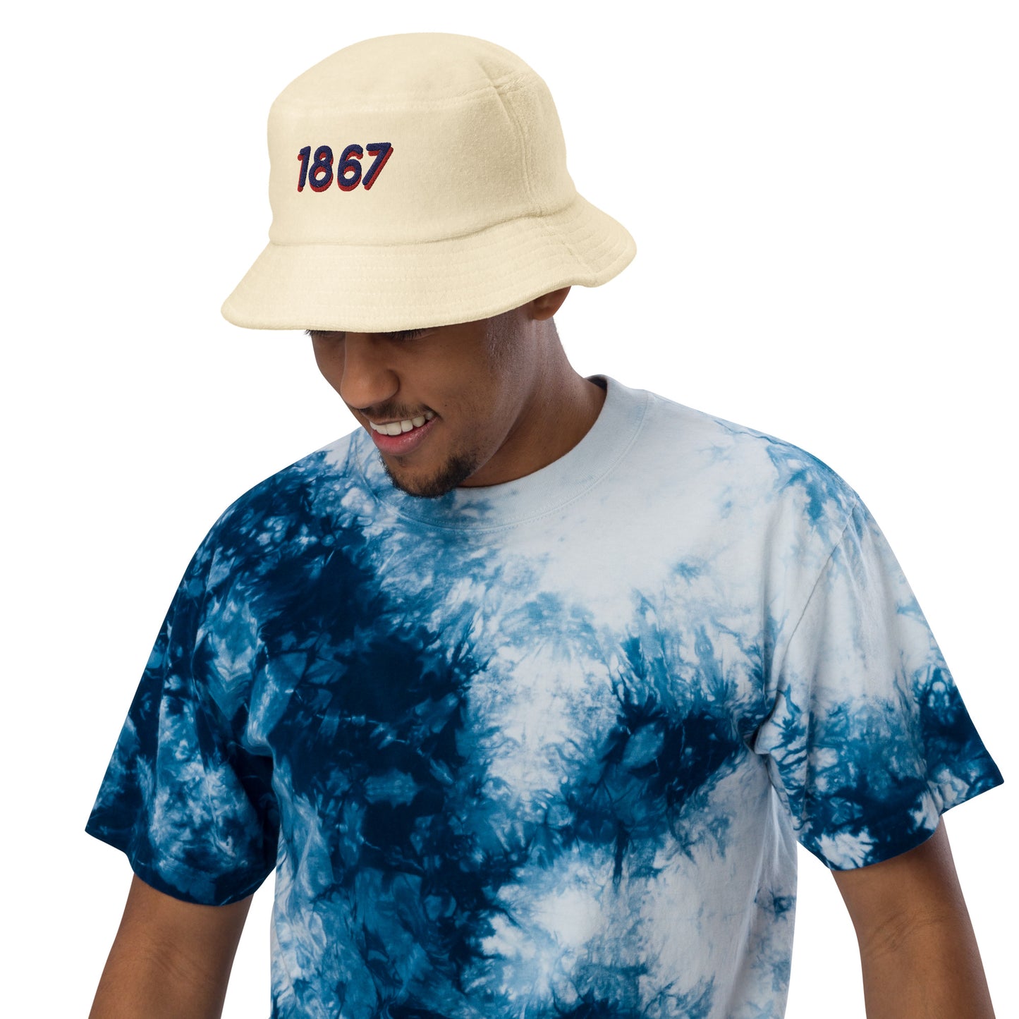 Howard University Unstructured terry cloth bucket hat