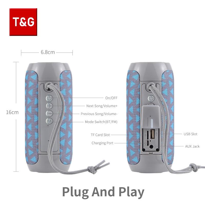 TG117 Bluetooth Speakers Portable Wireless Sound Box