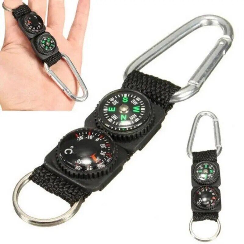 Camping Outdoor Tools Multi Compasses Pointer Mini Keychain