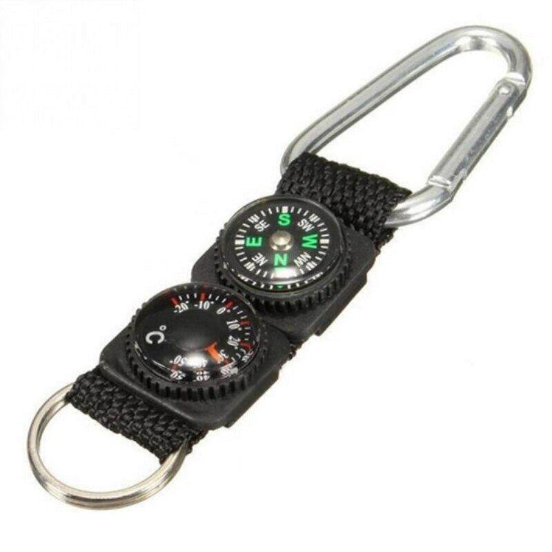 Camping Outdoor Tools Multi Compasses Pointer Mini Keychain