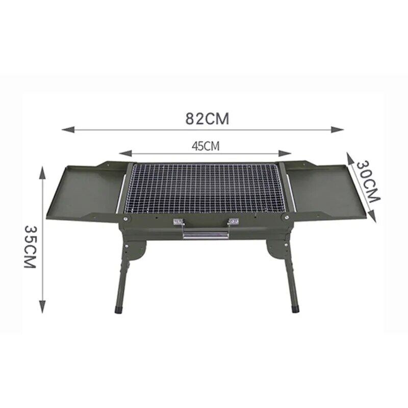 Outdoor Foldable Portable with handle Barbecue Grill