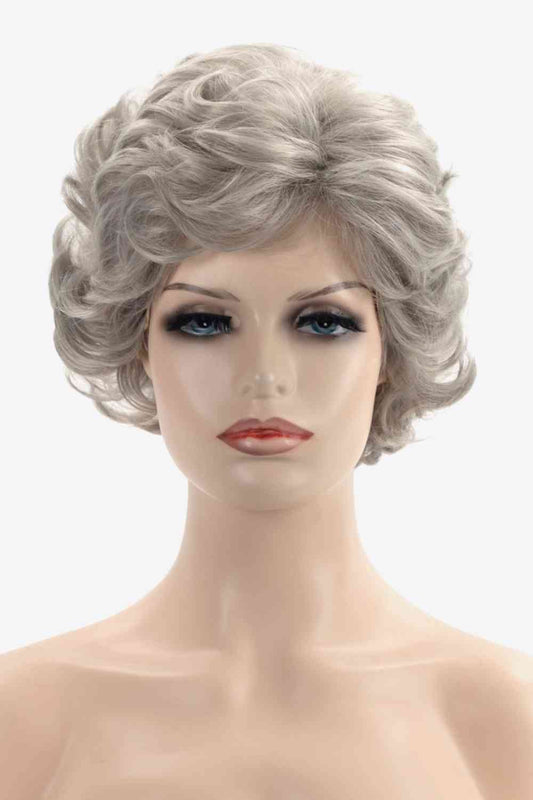 Women's Synthetic Curly Short Wigs 4''