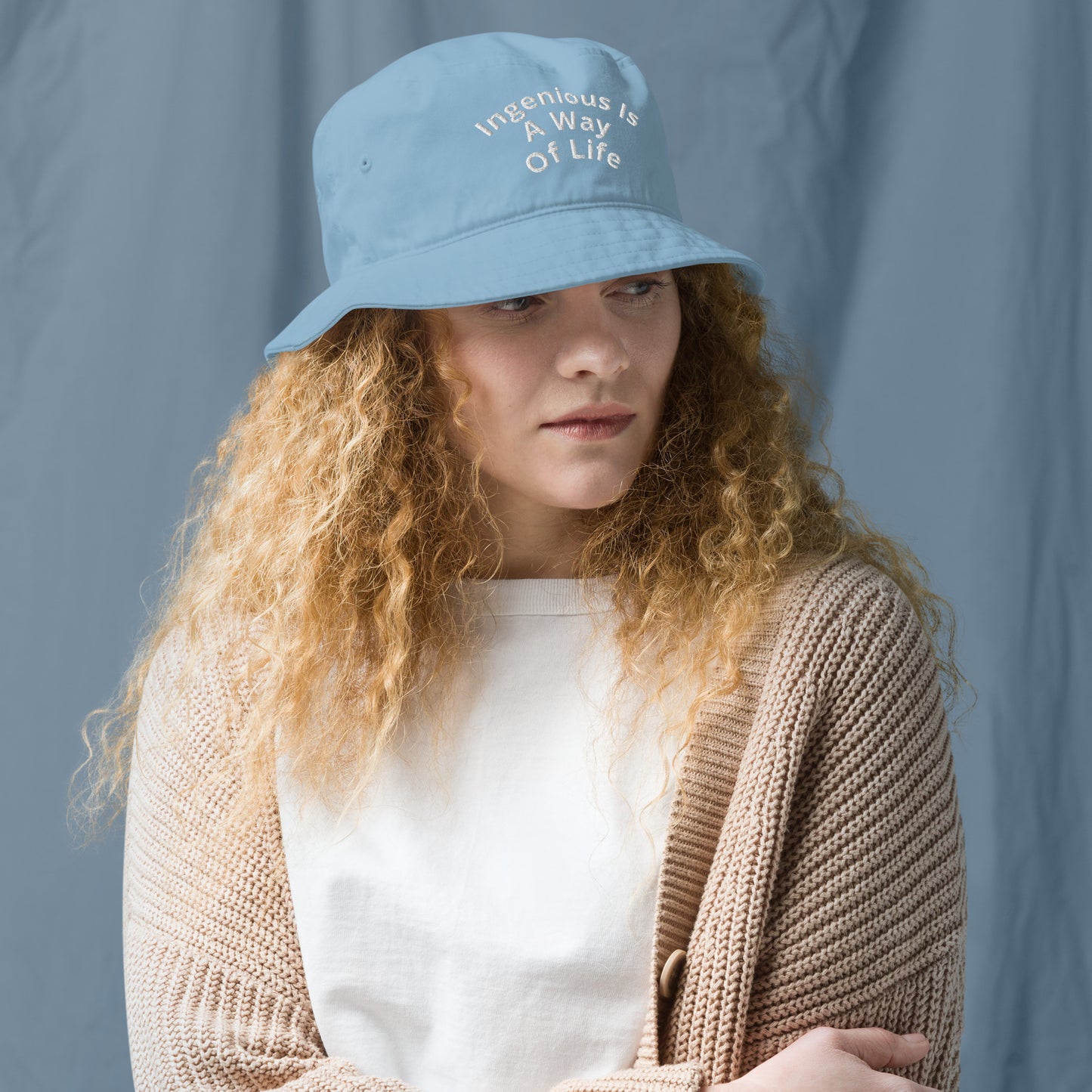 Organic bucket hat